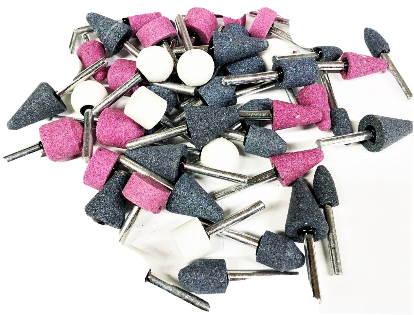 50pc ASSORTED MOUNTED POINT POLISHING ABRASIVE GRINDING