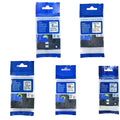 Brother P-Touch Compatible Heat Shrink Tape Labels Black on White
