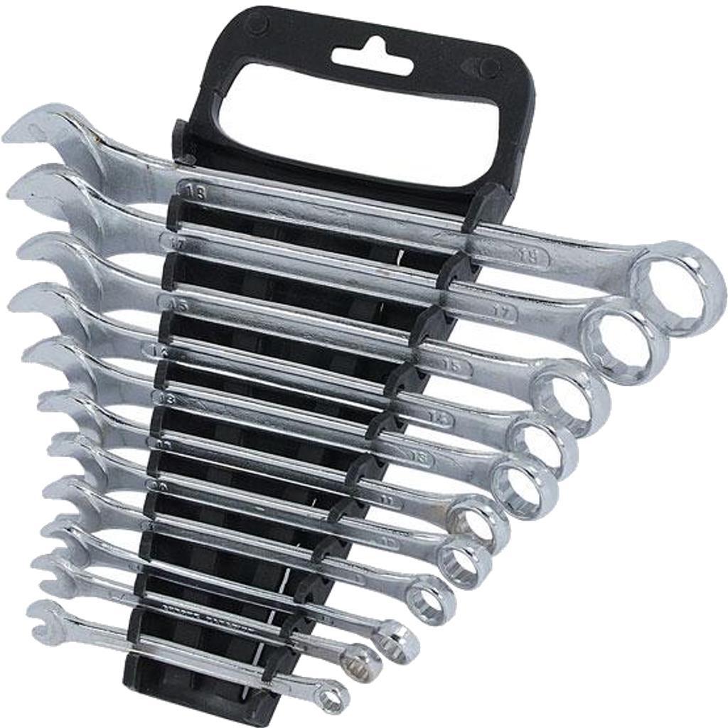 TecTool 11pc Matt Finished Metric Combination Spanner Wrench Set by TecTool