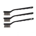 Hyde 46650 Mini Brushes Stainless Steel x3 13mm (1/2") Paint Stripping Etc