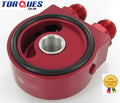 Torques Universal Oil Sandwich Plate Kit in Red (an-10 Jic-10) 3/4