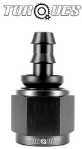 AN -10 (AN10) STRAIGHT to 10mm Barb Hose Fitting Adapter In Stealth