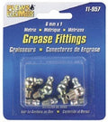 Lubrimatic 6mm Straight Grease Fittings by Lubrimatic