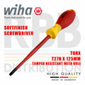 Wiha 41145 Torx Screwdriver T27H SlimFix Fit SoftFinish VDE Electrician Security