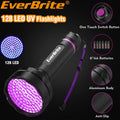 Everbrite Black Light Flashlight 128 Led Uv Flashlights 395 Nm
