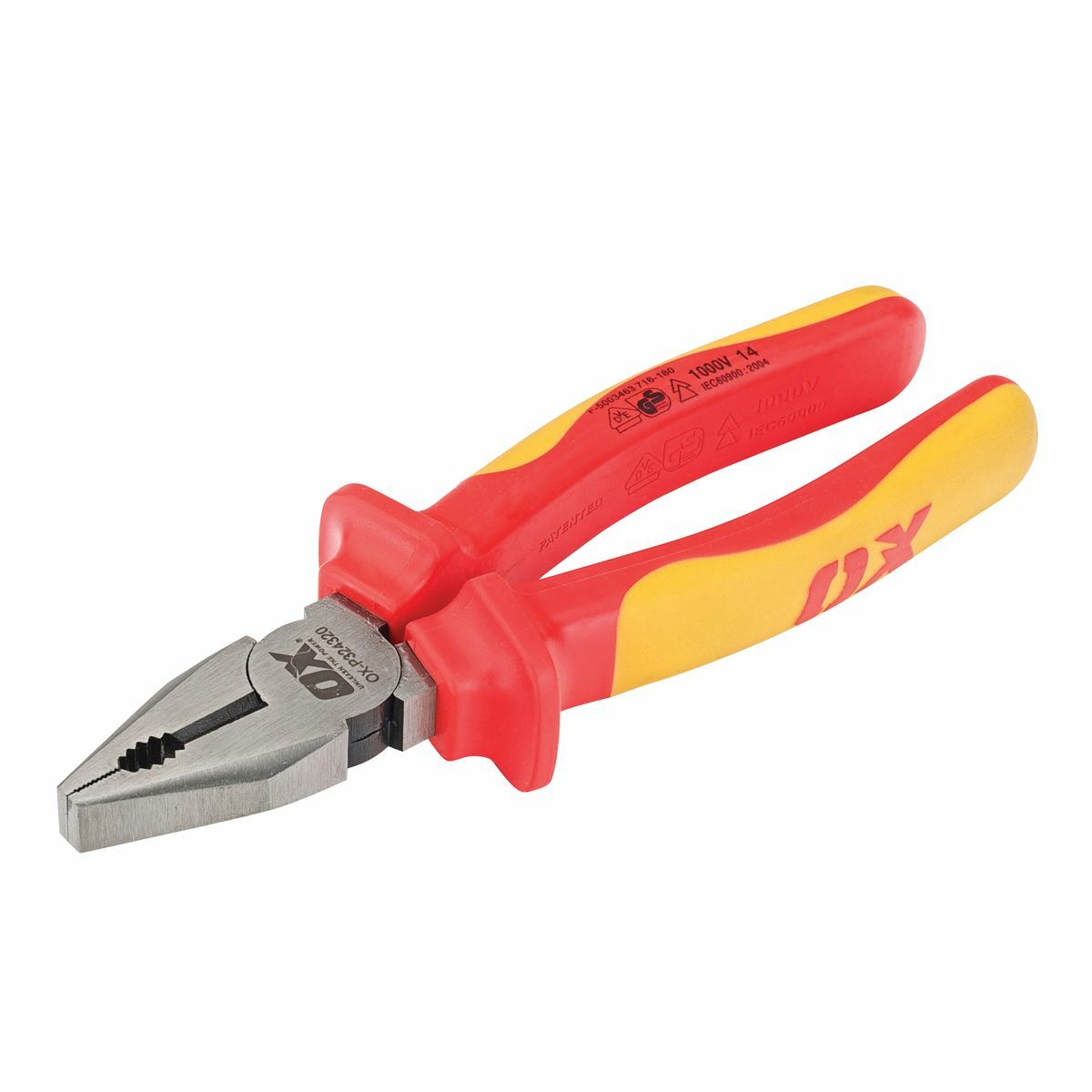 OX Tools VDE Combination Pliers 180mm