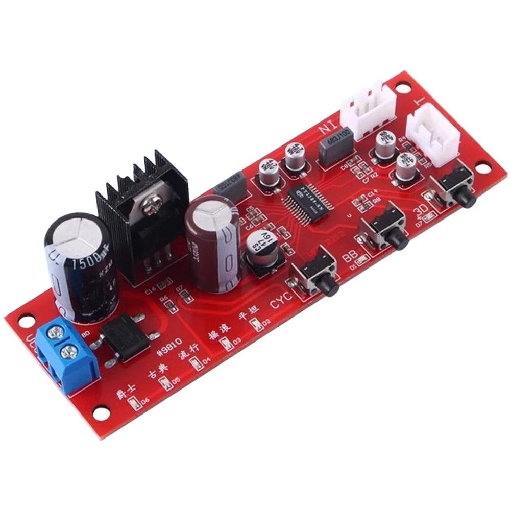 Tone Board Preamplifier With 3d Surround Sound And Low Frequency Boost