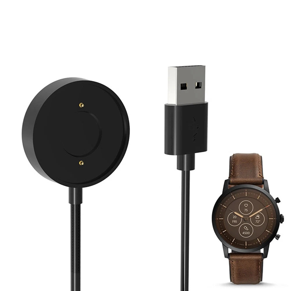 3.28ft 5V/1a Usb Charger Charging Cable For Fossil Hybrid Hr Ftw7008