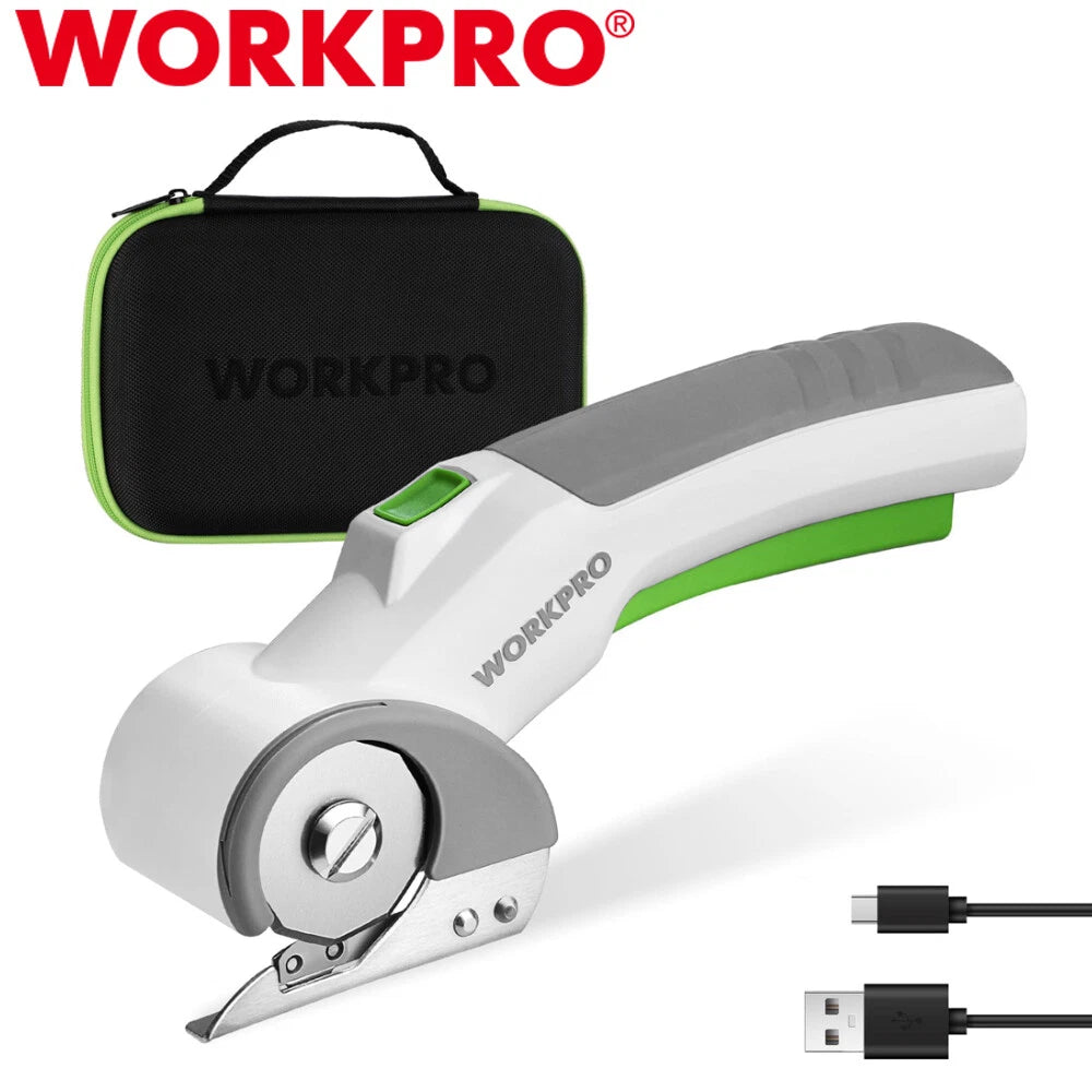 Workpro 4V Cordless Electric Scissors Cutter Usb | Built Supply Co