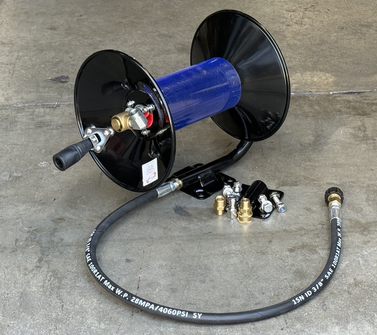 Retractable Pressure Washer Hose Reel 3/8" x 100ft 4000PSI by Unbranded