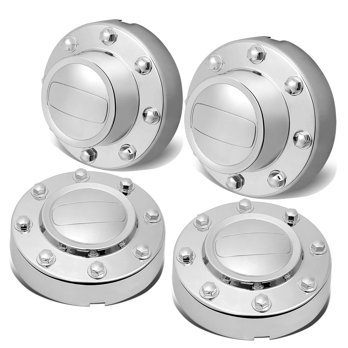 For 2011-2016 Ram 3500 Dually Front + Rear Alcoa Wheel Rim Center Hub