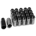 20 M12x1.25 53mm Tall 23mm Od Gun Metal Aluminum | Built Supply Co