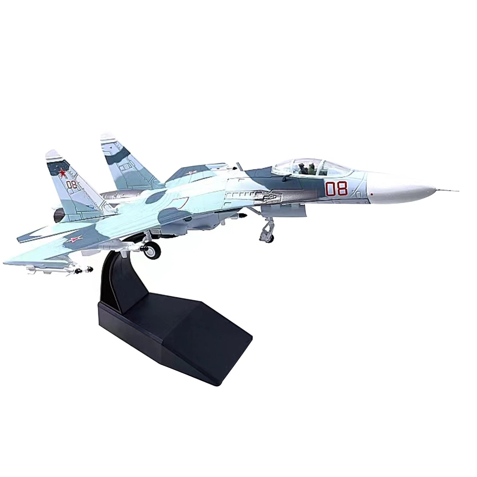 Su-27 Flanker Heavy Aircraft 1:100 Model Simulation Fighter Military