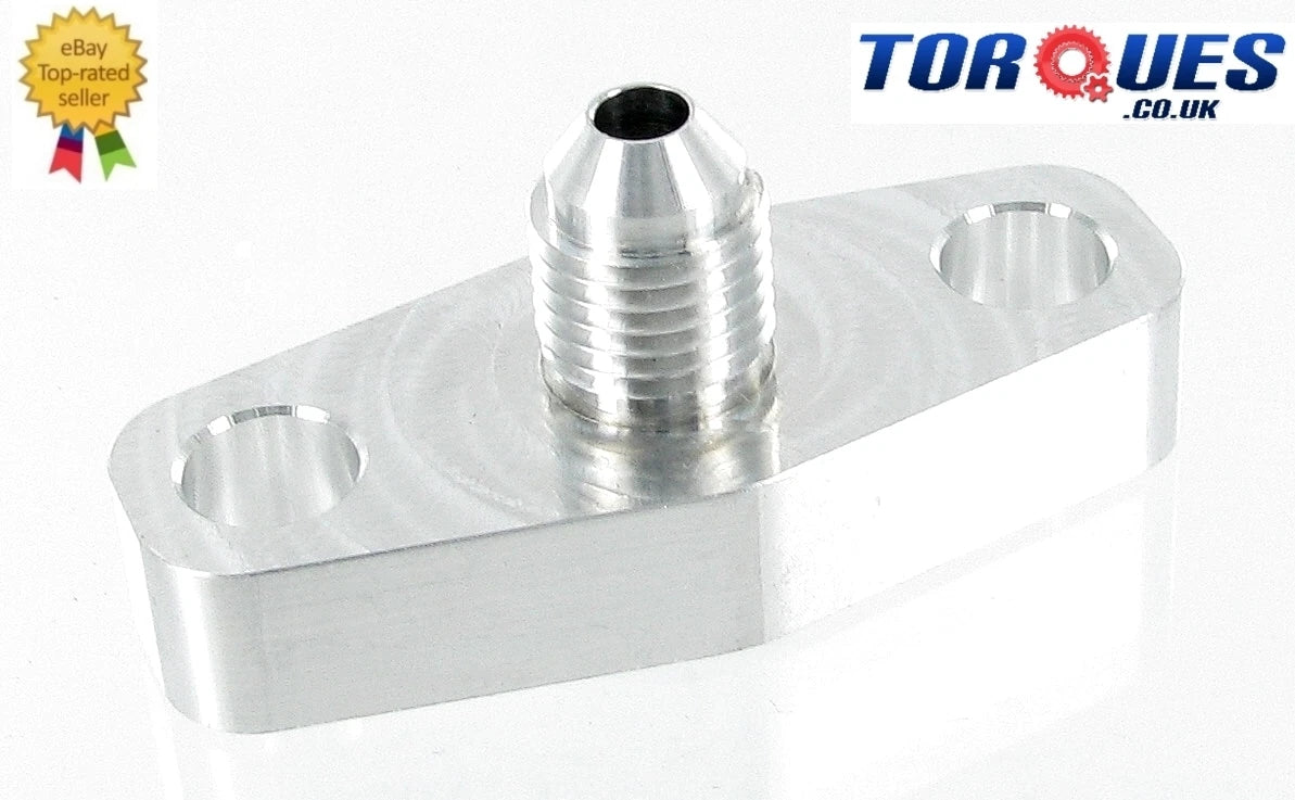 AN-4 4AN T3 T4 T04B T04E Garrett Turbo Restricted Oil Feed Flange - Oring Seal