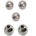 1/4"-20 Thread Left Hand Stainless Steel 316 Ball Nut Unc Cap Dome