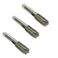 HAYASAKA 3PCS HSS 3Flute 3/8 thread tap right hand point tap tools