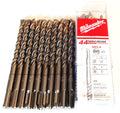 10 MILWAUKEE 3/8" X 6" SDS PLUS CARBIDE TIP MASONRY HAMMER DRILL BIT 48-20-7551 