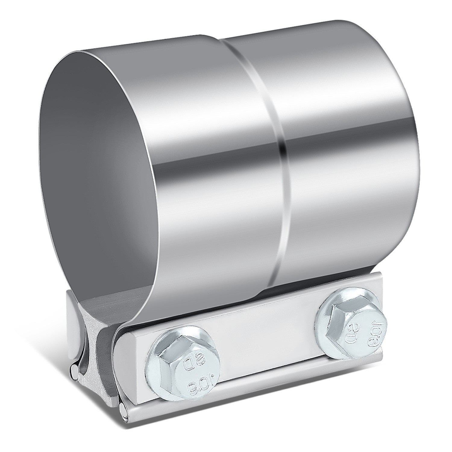 2 X 4" Od Butt Joint Band Exhaust Clamp Muffler Pipe Sleeve Coupler