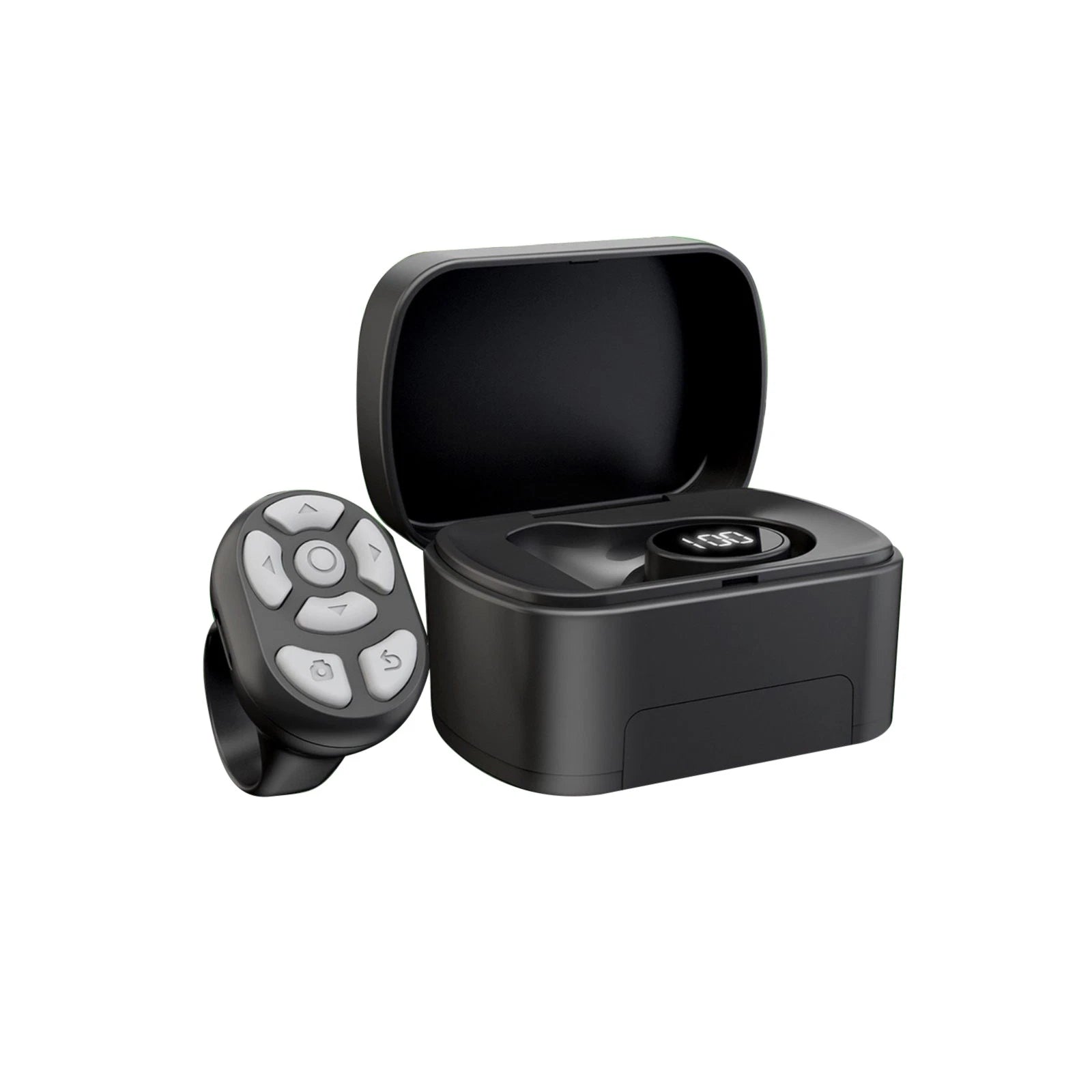 Bluetooth Phone Scroller Remote W/charging Compartment Multi-purpose