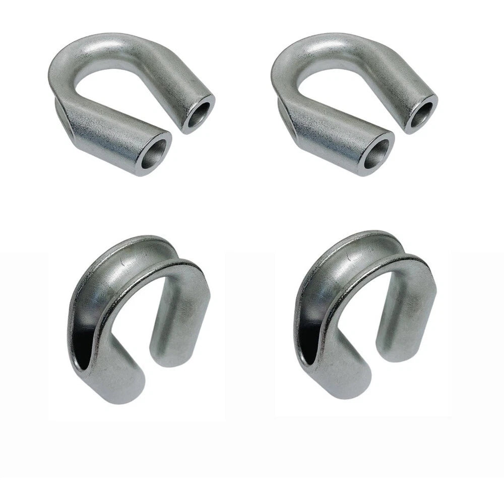 Stainless Steel Wire Rope Tube Thimble Heavy Duty Thimble For 3/4"