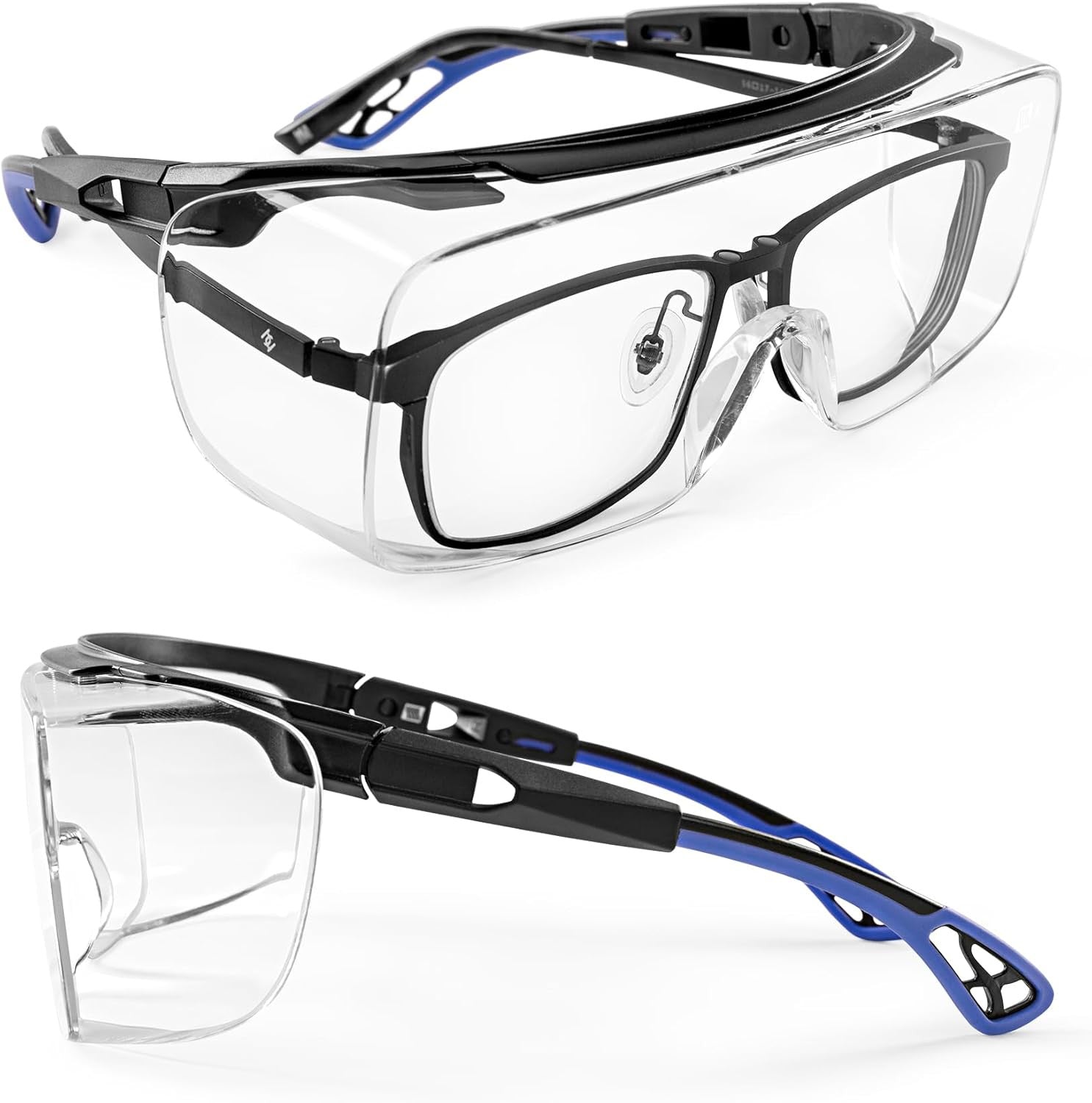 Lanon Safety Glasses Over Glasses,ansi Z87.1 Lenses with Anti-Fog &