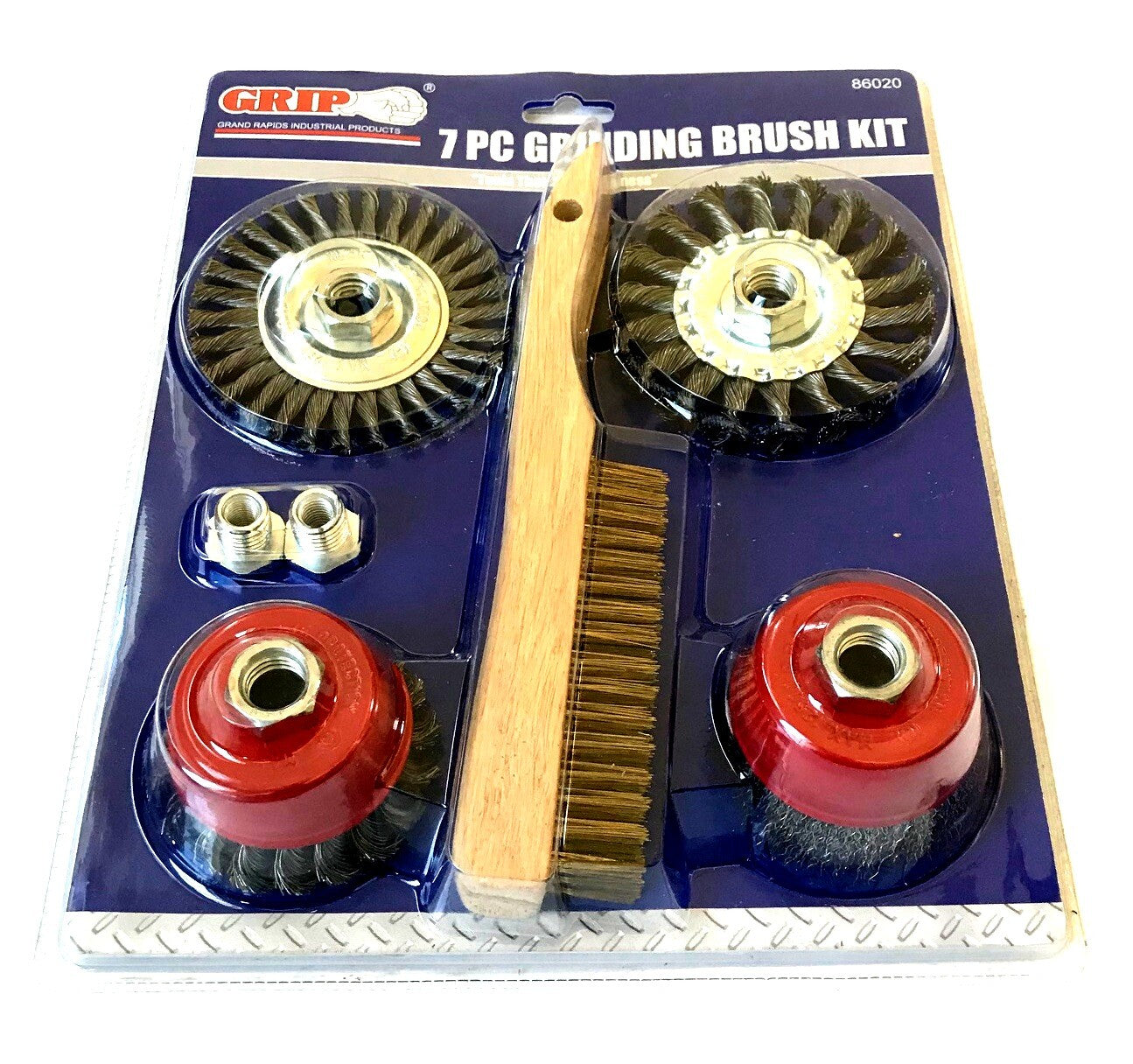 Grip Angle Grinder Knotted Wire Wheel Cup Brush Kit