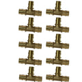 XFITTING 3/4" PEX-A Expansion Tee - 10 Pack