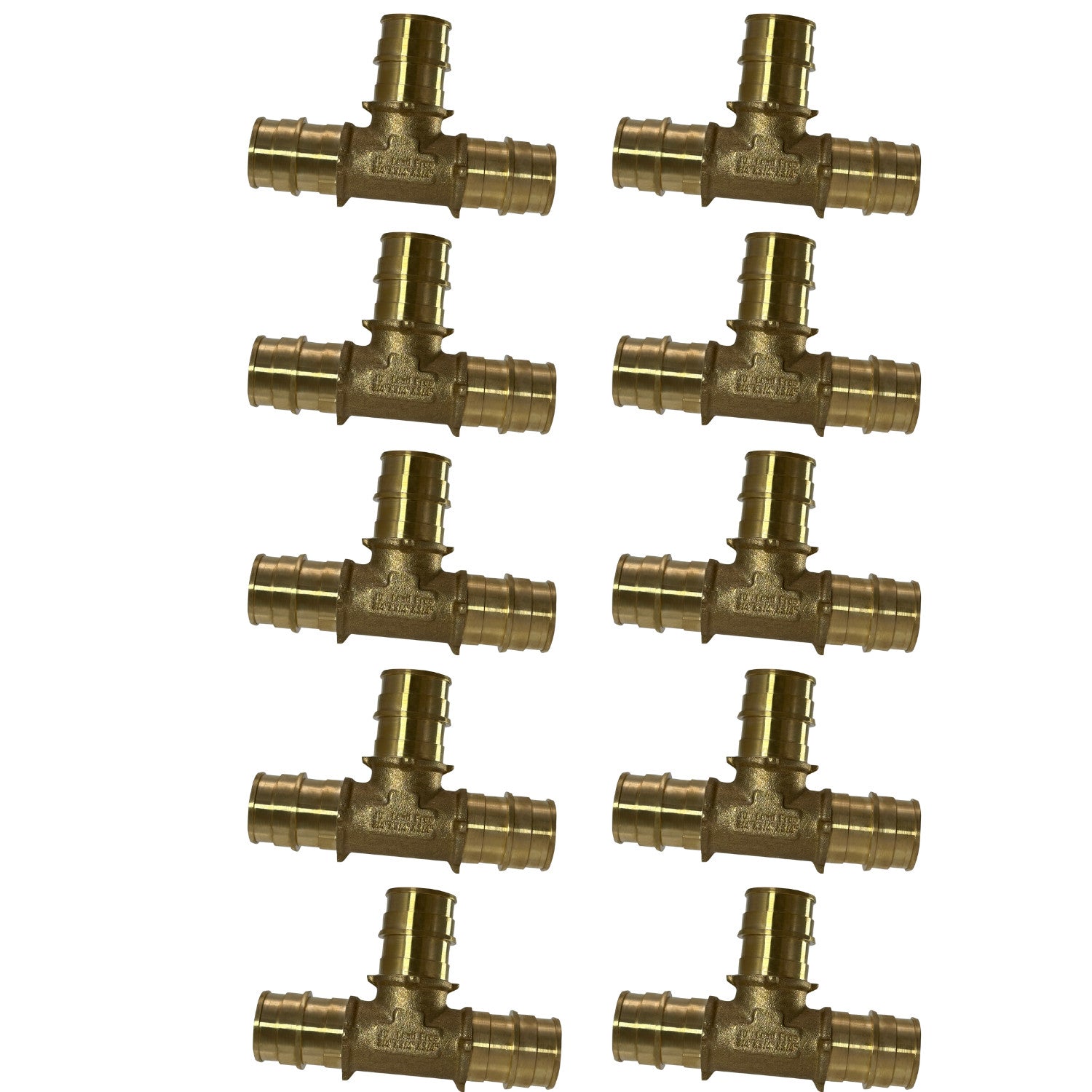 XFITTING 3/4" PEX-A Expansion Tee - 10 Pack