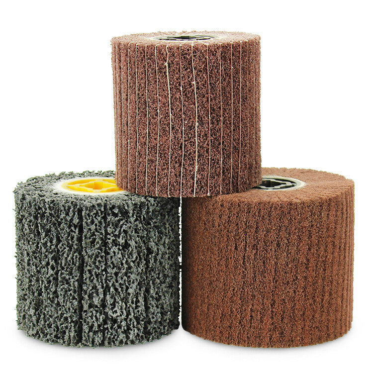 4.5", 4" Easy Strip + 120G Interleaf + 320G Surface Conditioning Drums