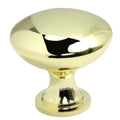 Signature Contemporary Metal Knob, Brass, 1-3/16" Diameter
