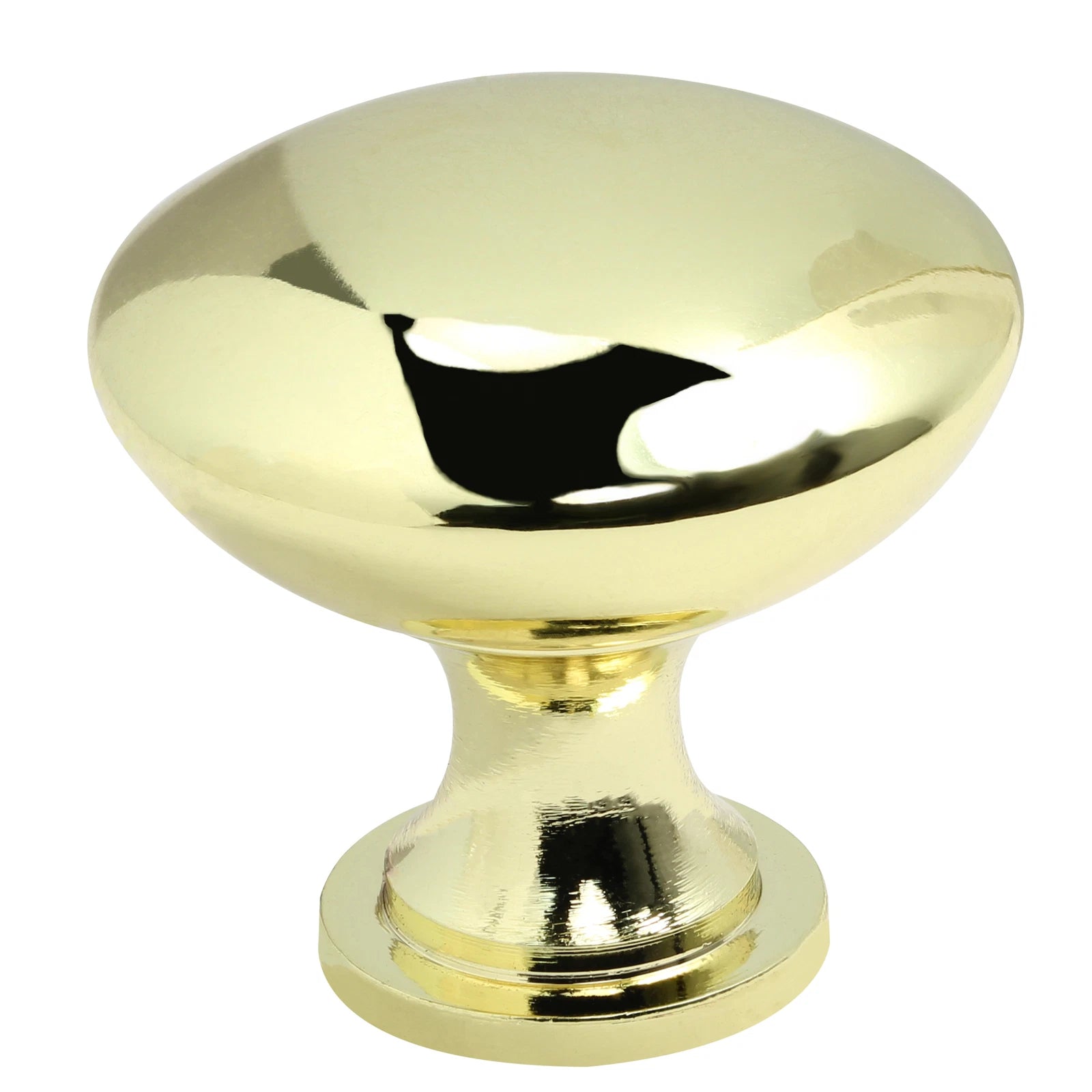 Signature Contemporary Metal Knob, Brass, 1-3/16" Diameter