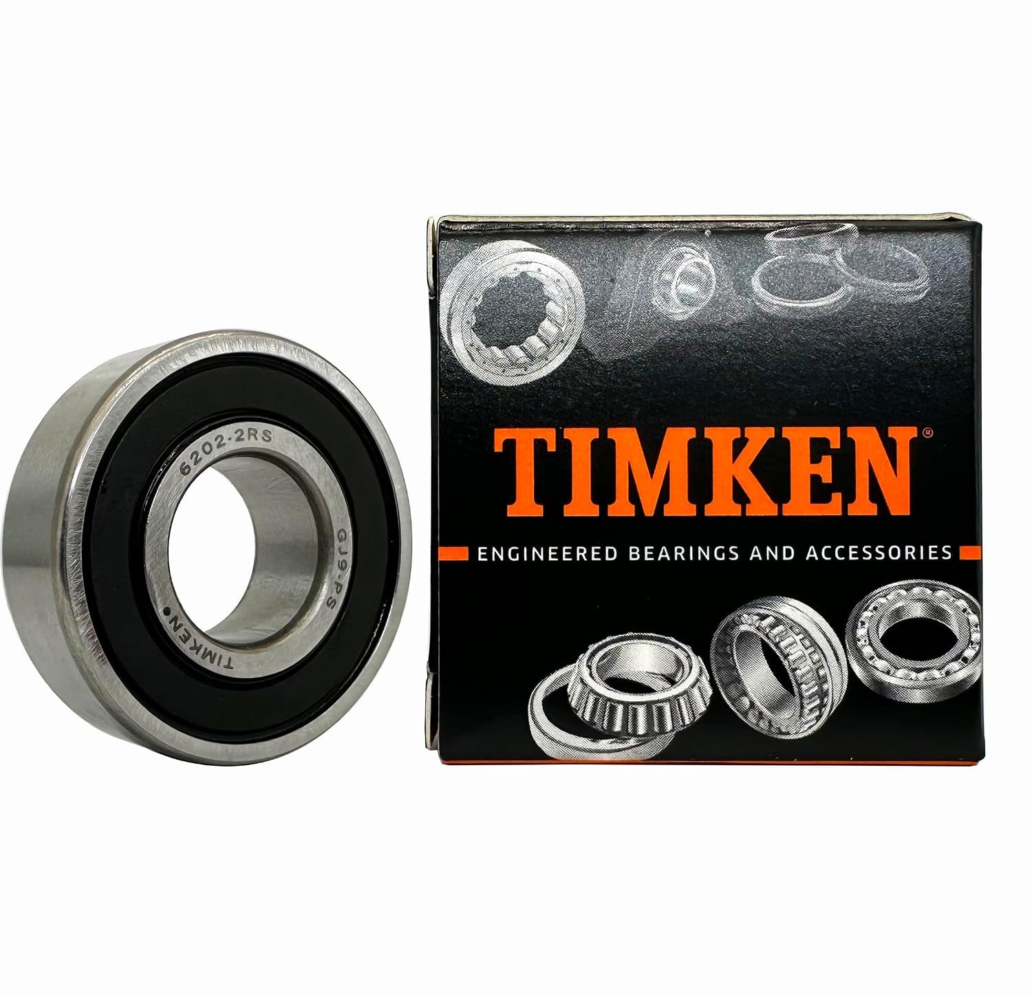 2PACK 6202-2RS Double Rubber Seal Bearings 15X35X11Mm Ball Bearings