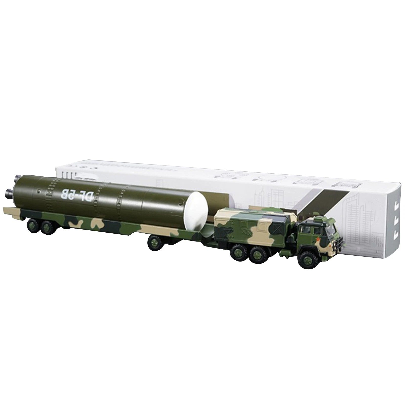 Dongfeng 5b Missile Military Parade Model Alloy Simulation Ornament