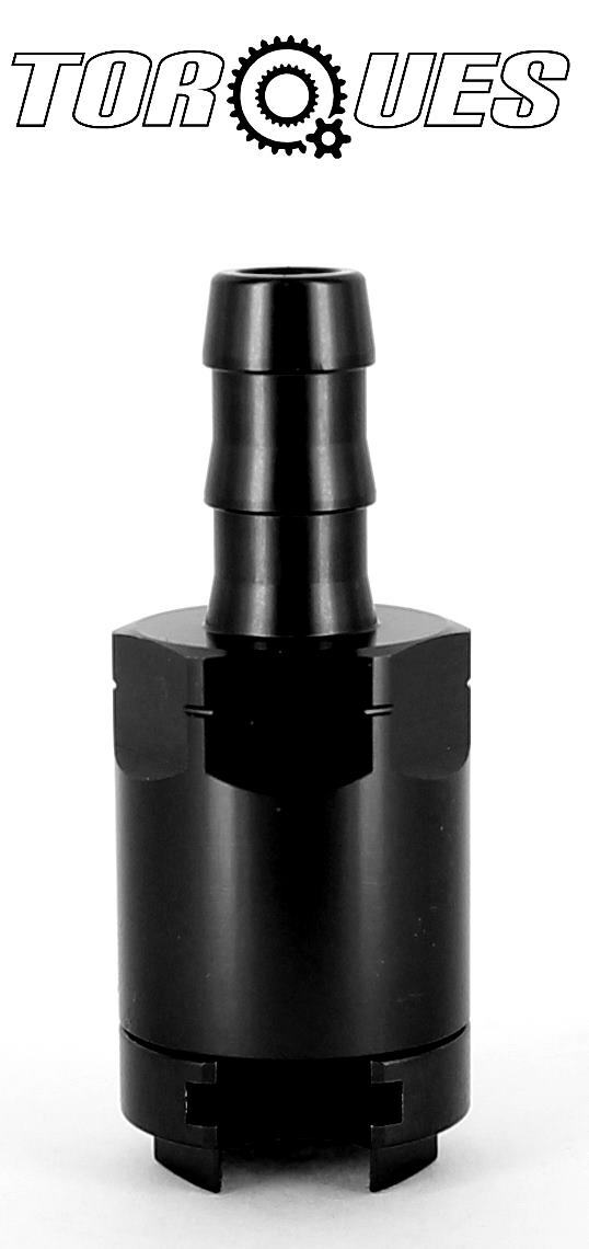 5/16" / 8mm Female O.E Compact Quick Connect Fuel Rail Adapter to 8mm