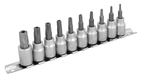 Performance Tool 10-Piece 5 Lobe Socket Set by Performance Tool
