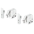 Hettich Drawer Front Connector Bracket with Expanding Socket (Pair) by Hettich