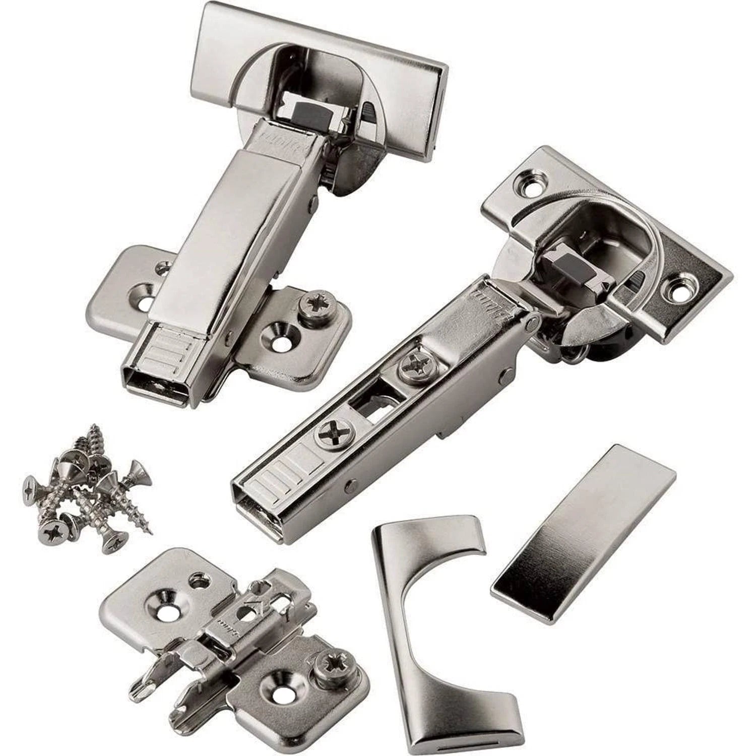 Blum 71B3550 Soft-Close Hinge &amp; 173H7100 Plate &amp; Covers x 8 110 Degree Overlay