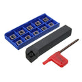 Sclcr1616h09 External Turning Tool + Ccmt09t304 Inserts Set