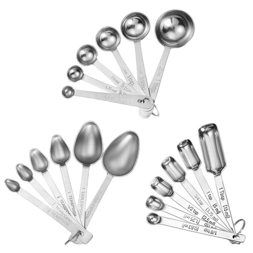 Essential Stainless Steel Measuring Spoon Set For Any Cooking Task