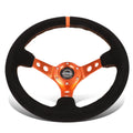 Nrg Innovations 35cm 3"deep Dish 6-bolts Suede | Built Supply Co