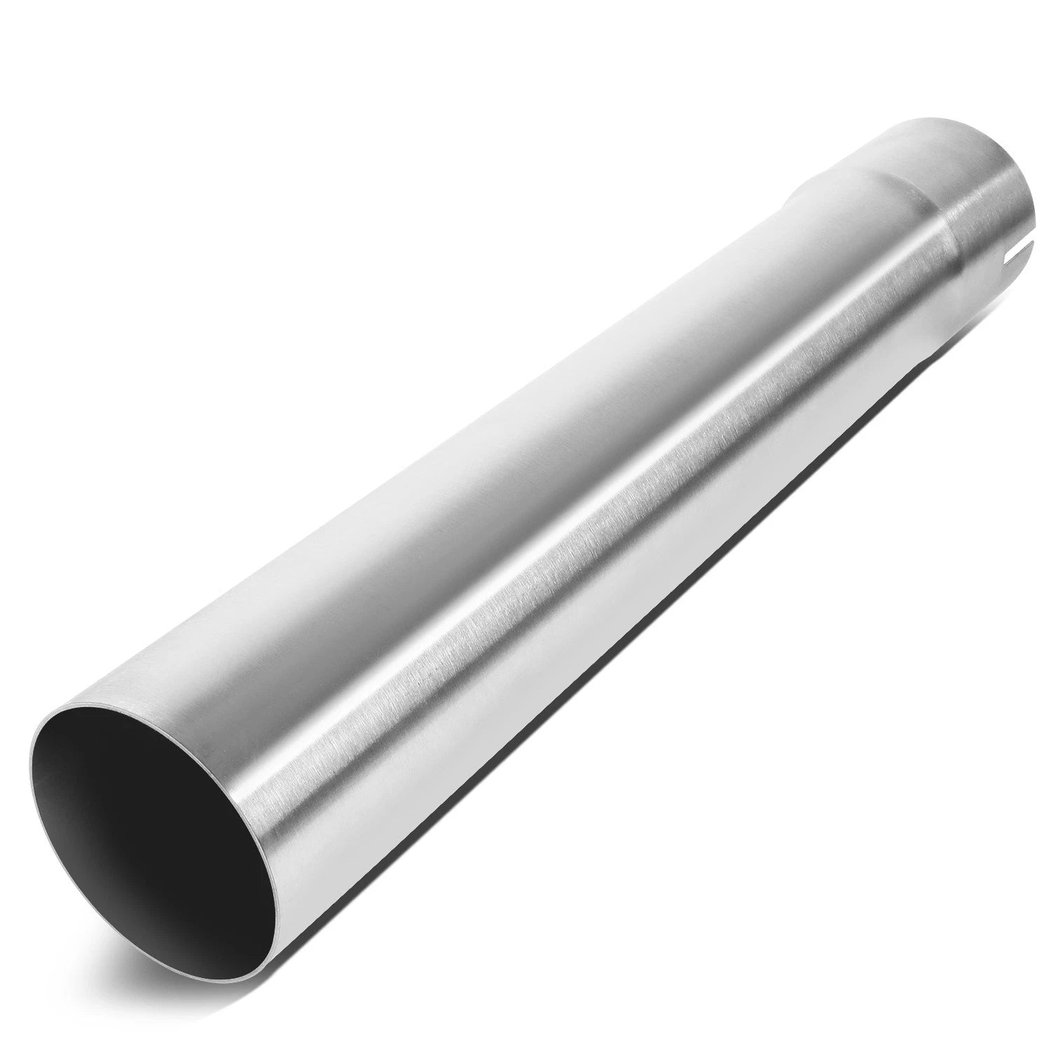 18"l 2.5" Od 18 Gauge Slip-fit Diy Straight Tubing Exhaust Pipe