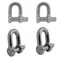 1/2" Screw Pin Shackle 3,000 Lb Wll Forged Stainless Steel T316 Mil