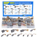 70PCS Electric Motor Carbon Brushes Set, 11 Assorted Sizes, Thicker