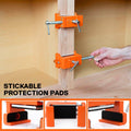 Workpro 4PC Bar Clamps One-Handed Clamp/spreader Set