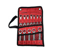 Expert Cr-v Chrome Stubby Ratchet Combination Ring Open Spanner