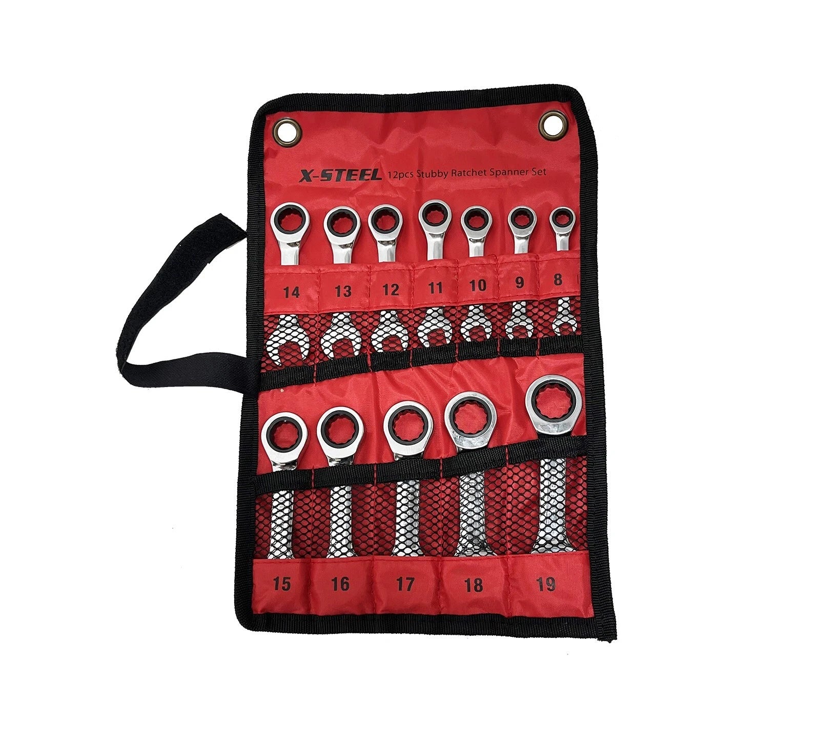 Expert Cr-v Chrome Stubby Ratchet Combination Ring Open Spanner