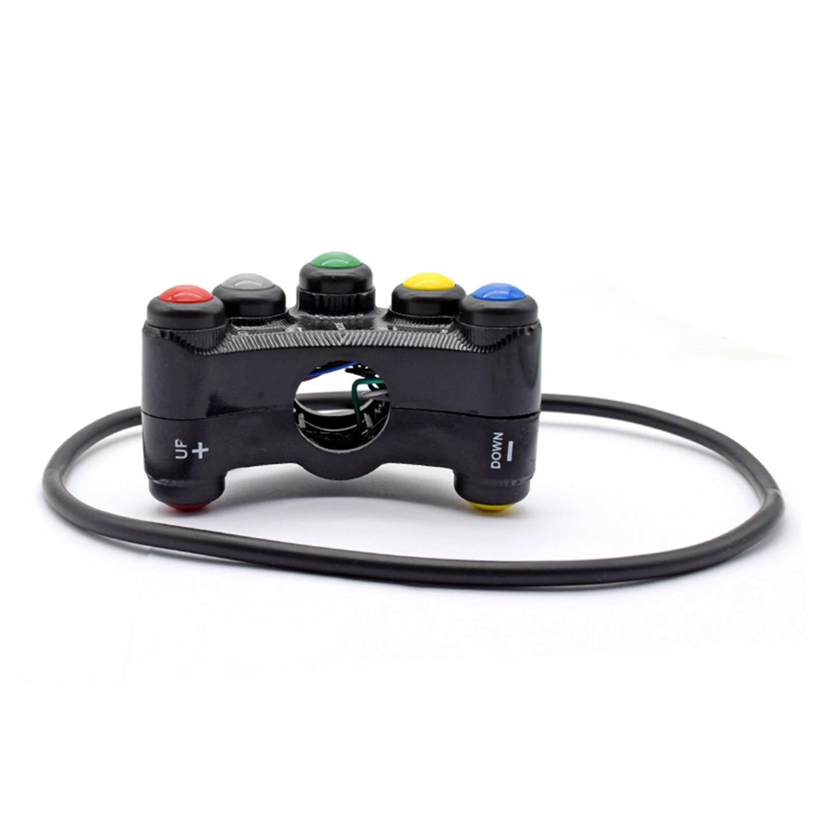 Universal Motorcycle Race Bike Handlebar Switches Assembly 7 Button