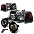 Black Housing Headlight+ambe<wbr/>r Corner | Built Supply Co