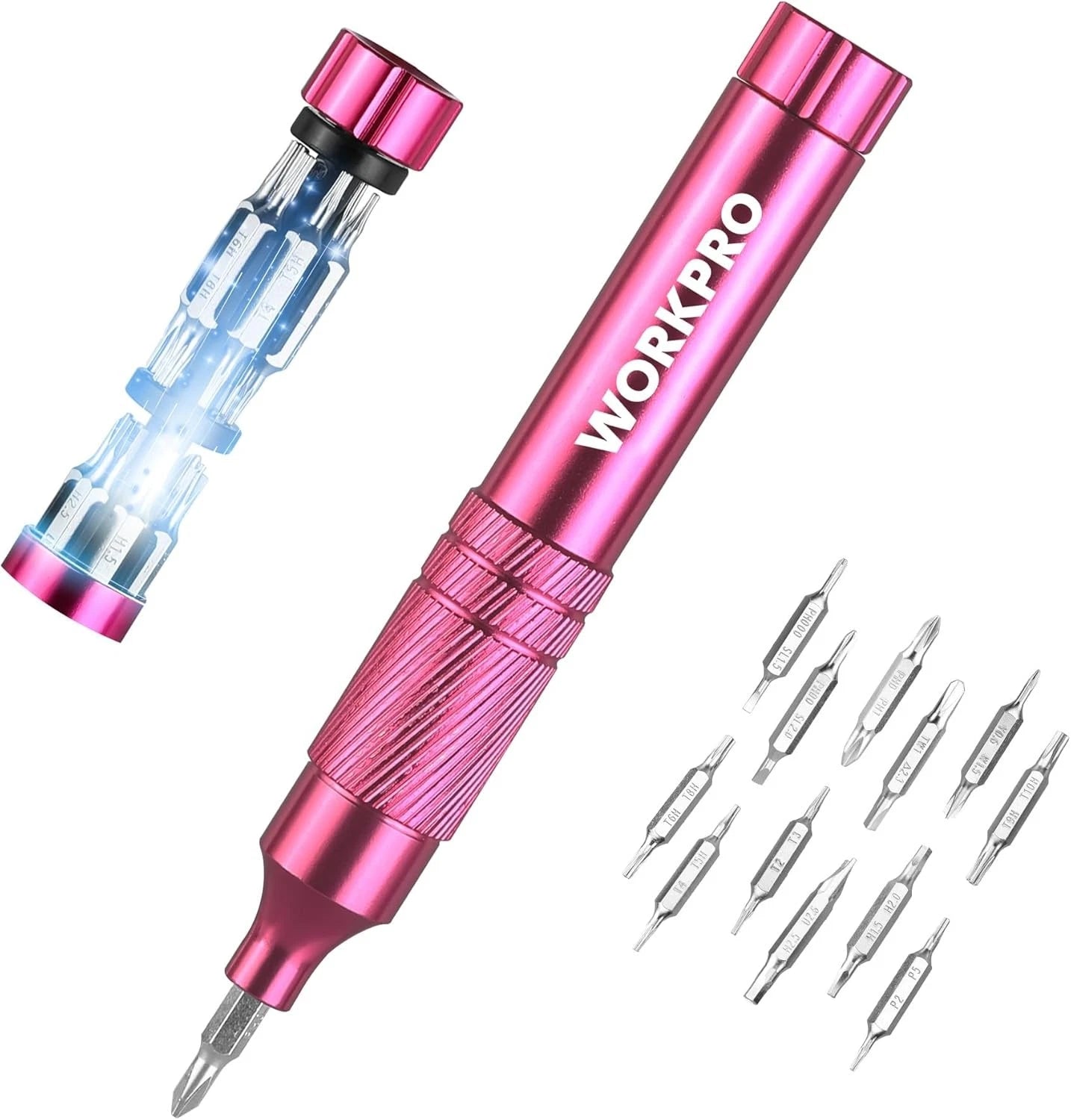 WORKPRO 24 in 1 Mini Pen Screwdriver Sets Magnetic Manual Screwdriver Multi Bits
