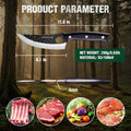 Mossy Oak Chef Knife Hand Forged Boning Knife Full Tang Fruit Meat